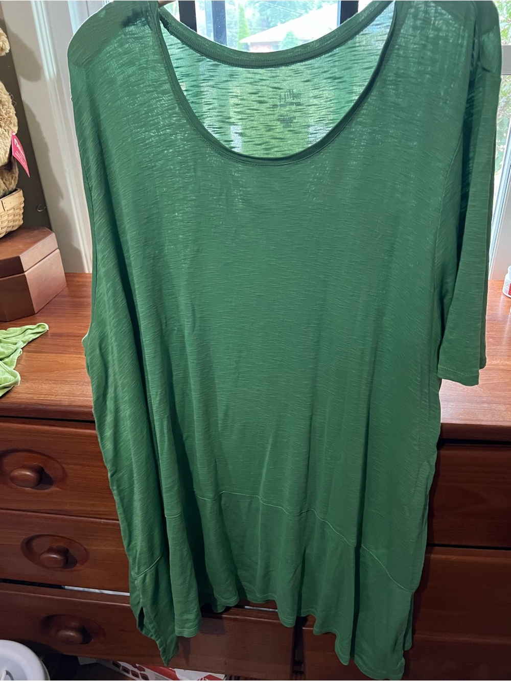 J. Jill Forest Green Scoop-Neck Tunic